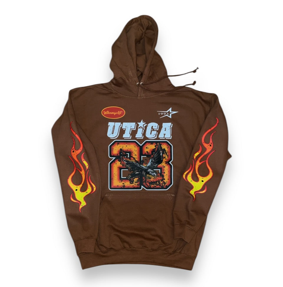 Wlknmyclst Uticas On Fire Hoody